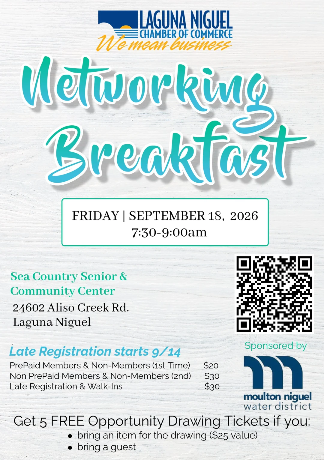 Networking Breakfast