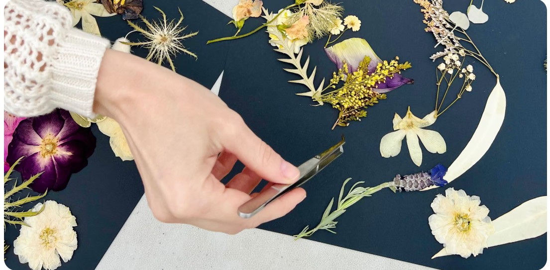 Art With Pressed Flowers