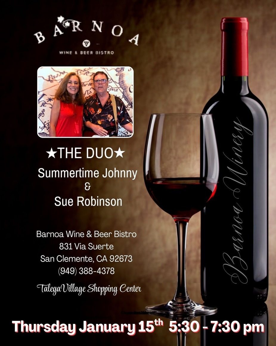 Live Music: Sue & Summertime Johnny
